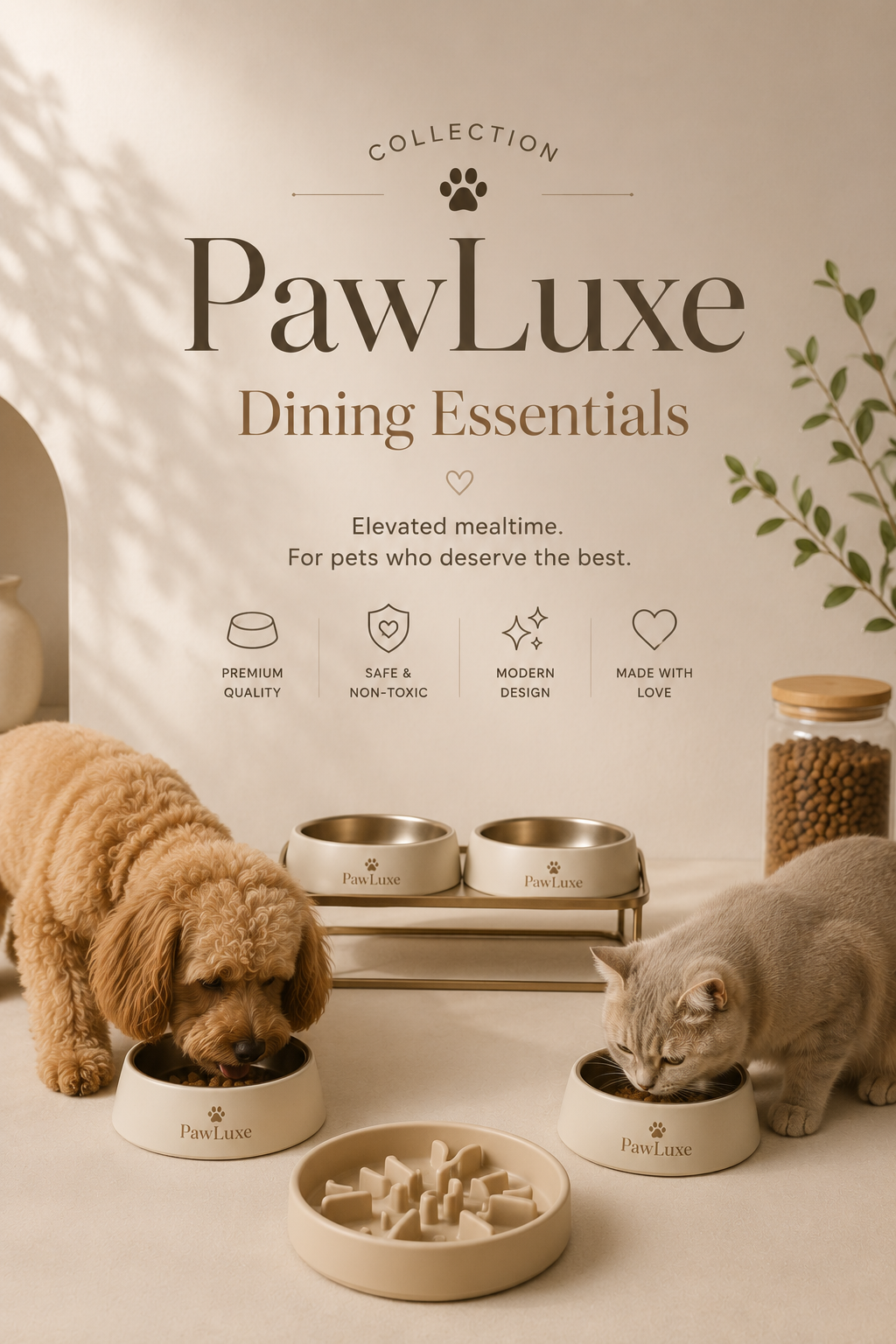 PawLuxe Dining Essentials