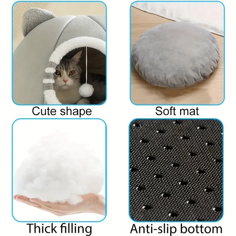 PawLuxe CozyCave™ Bed